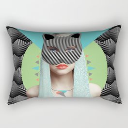 Cat woman Rectangular Pillow