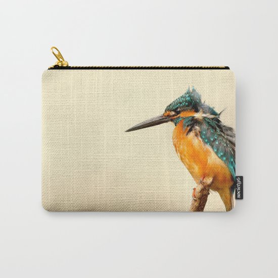 Kingfisher Bird Carry-All Pouch