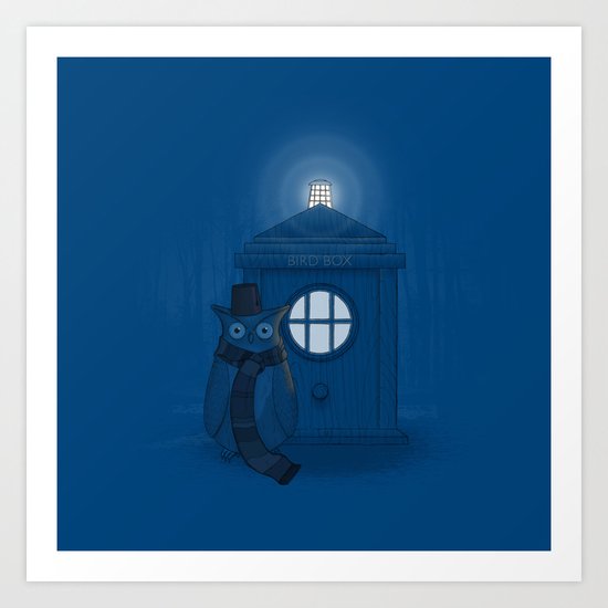 Dr Who Who? Art Print
