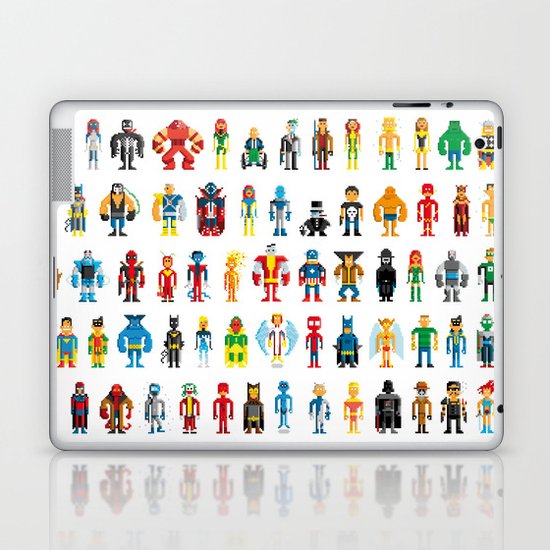 Pixel Heroes Laptop & iPad Skin