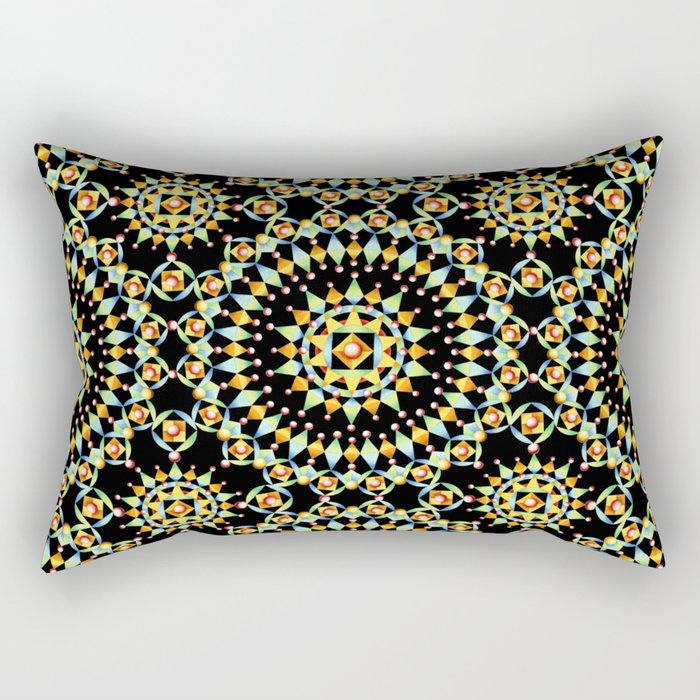 Bijoux Mandala Rectangular Pillow