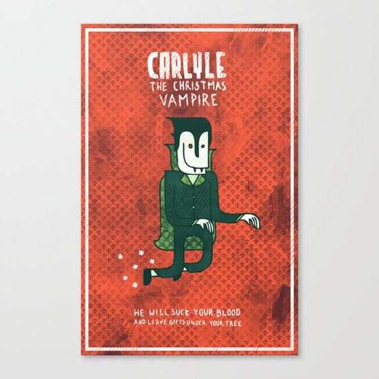 The Christmas Vampire Canvas Print
