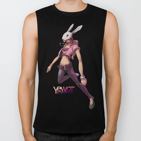 White Rabbit Galaxy Biker Tank