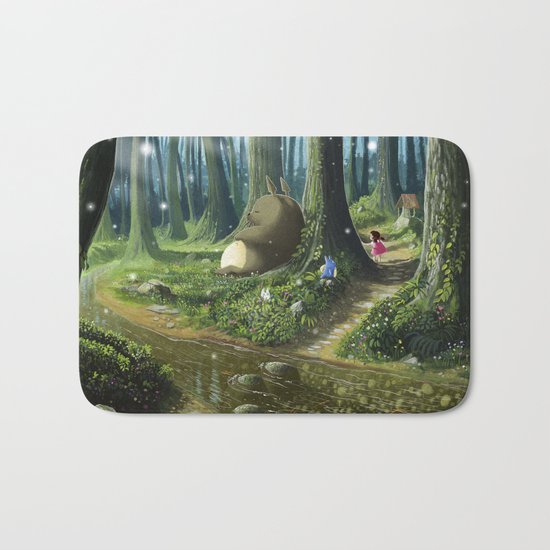 Totoro and Mei Bath Mat