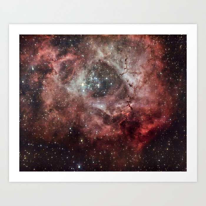 Rosette Nebula Art Print