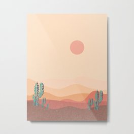 Fatamorgana Desert Dusty Metal Print