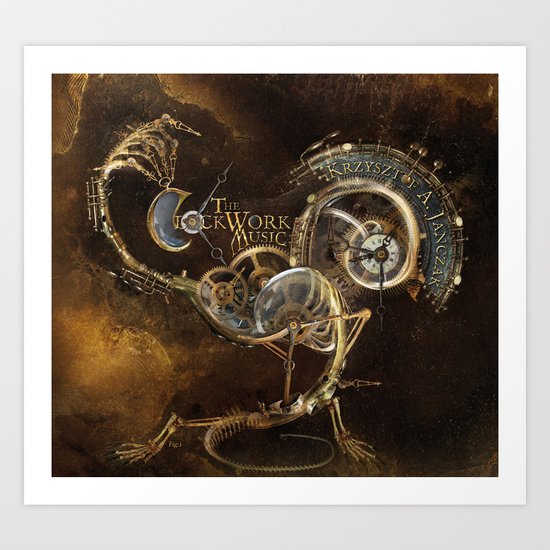 The Clockwork Music - fig.1 Art Print