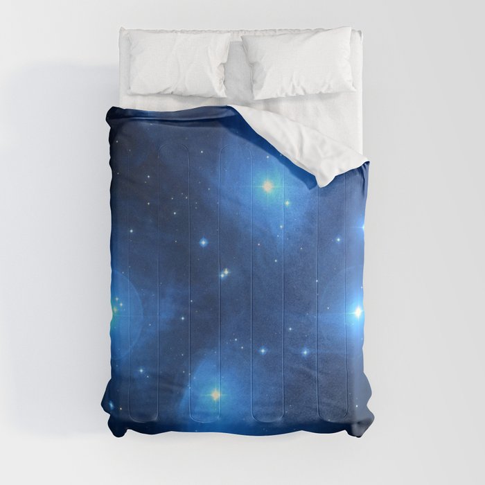 The Pleiades ("The Seven Sisters") (NASA/ESA/Palomar Observatory) Comforter