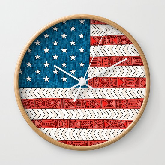 USA Wall Clock