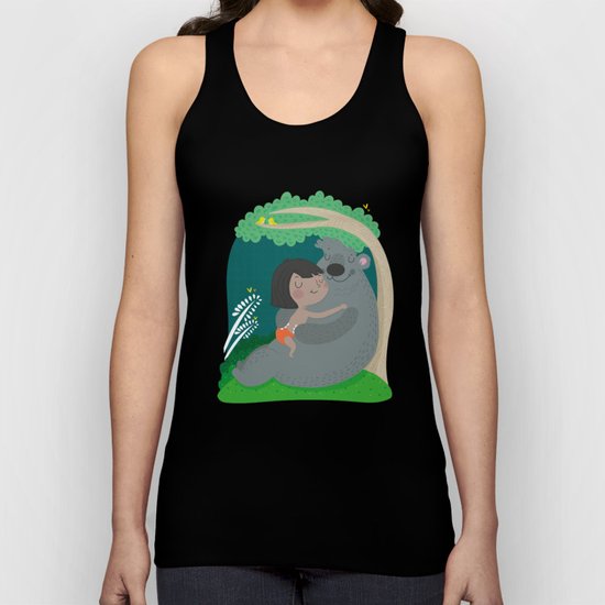 Jungle friendship Unisex Tank Top