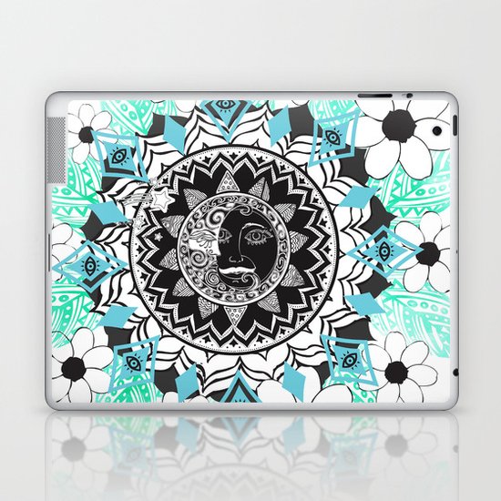 We live by the sun, We feel by the moon. Laptop & iPad Skin