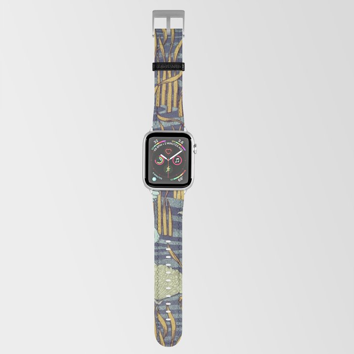 Kingfishers and Flowering Rush Apple Watch Band