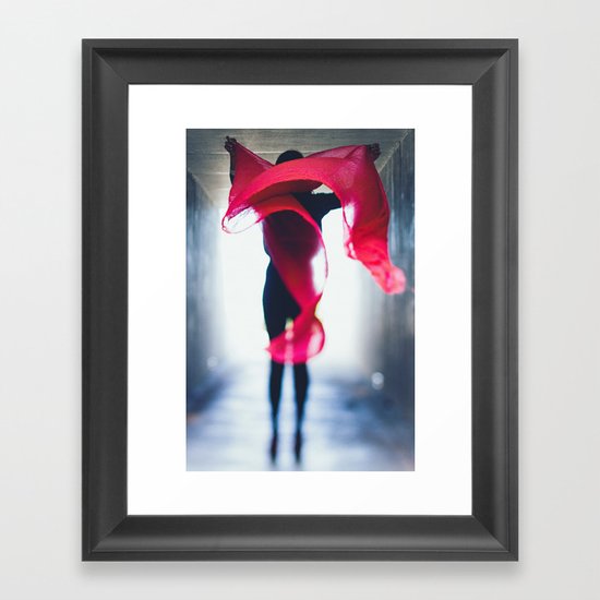 wind-swept Framed Art Print