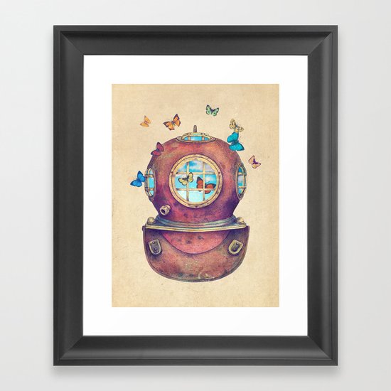 Inner Space Framed Art Print