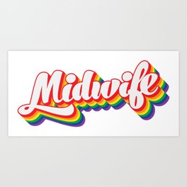 Midwife Pride Art Print