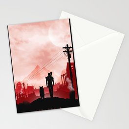 Fallout 4 inspired Poster  Stationery Cards