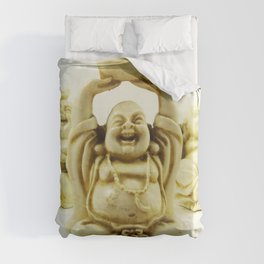 Happy Buddha  Duvet Cover