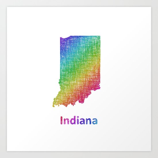 Indiana Art Print