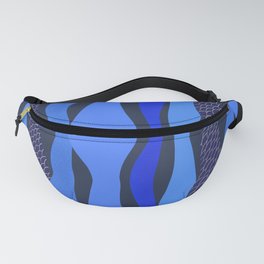 Blue Waves Fanny Pack