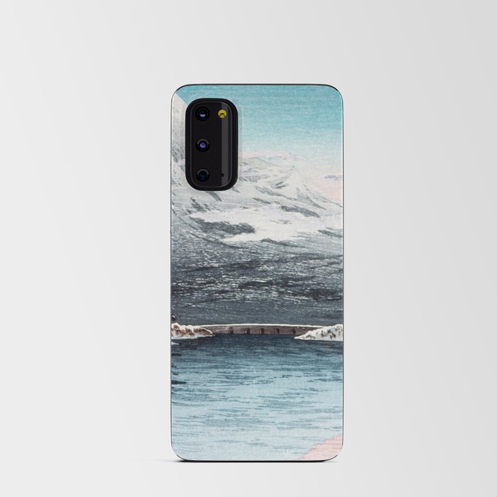 Mount Fuji From Tagonoura, Snow Scene Android Card Case