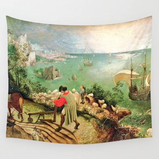 Landscape With The Fall Of Icarus Painting Pieter Bruegel The