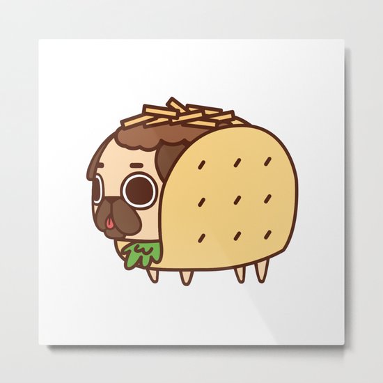 Puglie Taco Metal Print