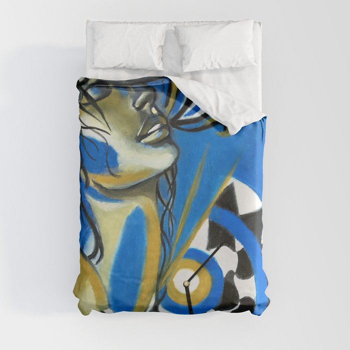 It is just a matter of Time Duvet Cover