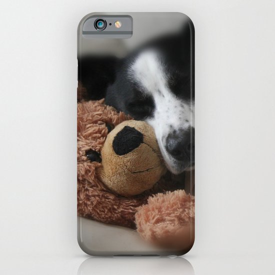 A Dog and his Bear iPhone & iPod Case