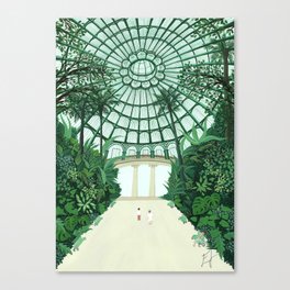 Greenhouse of Laeken Canvas Print