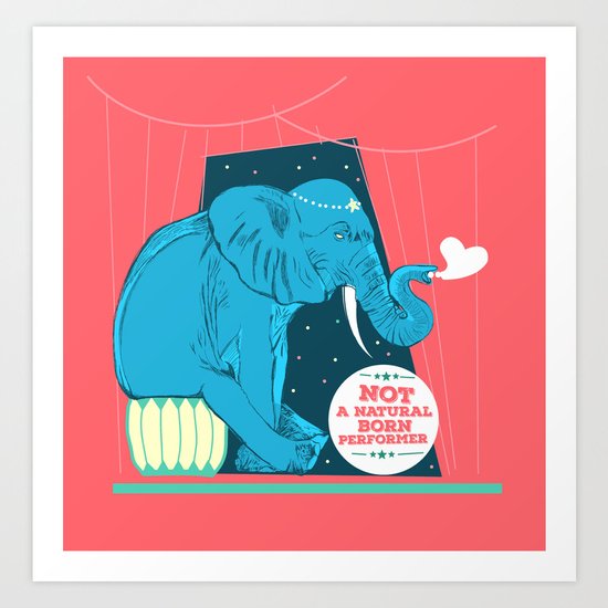 Elephant Art Print