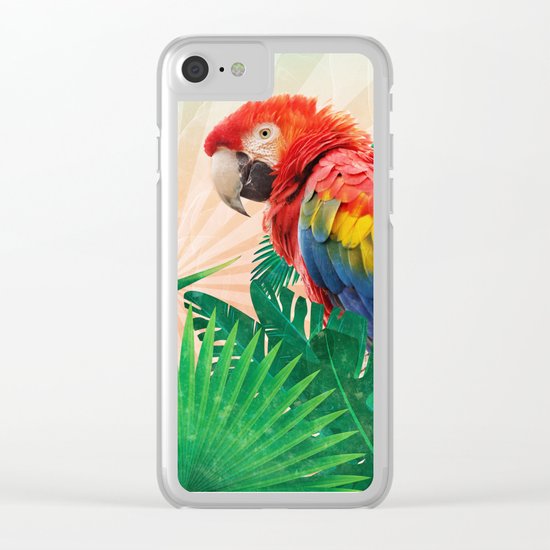 Tropics Clear iPhone Case