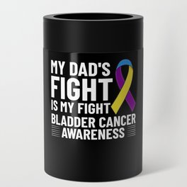 Bladder Cancer Ribbon Awareness Chemo Survivor Can Cooler