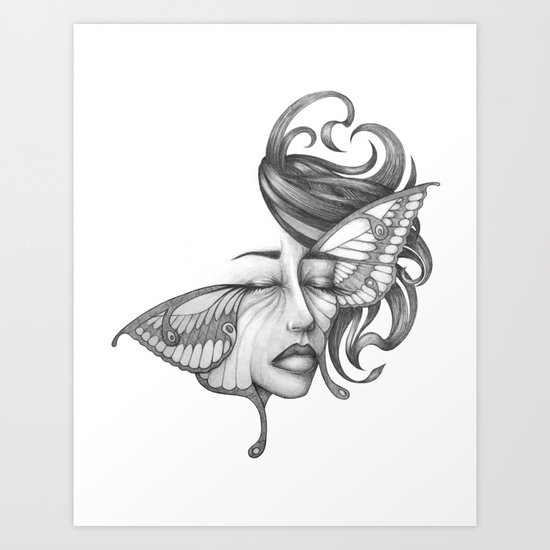 Moth Art Print