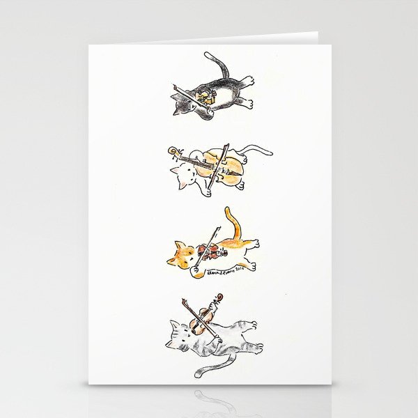 String Meowtet Stationery Cards
