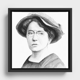 Emma Goldman Framed Canvas