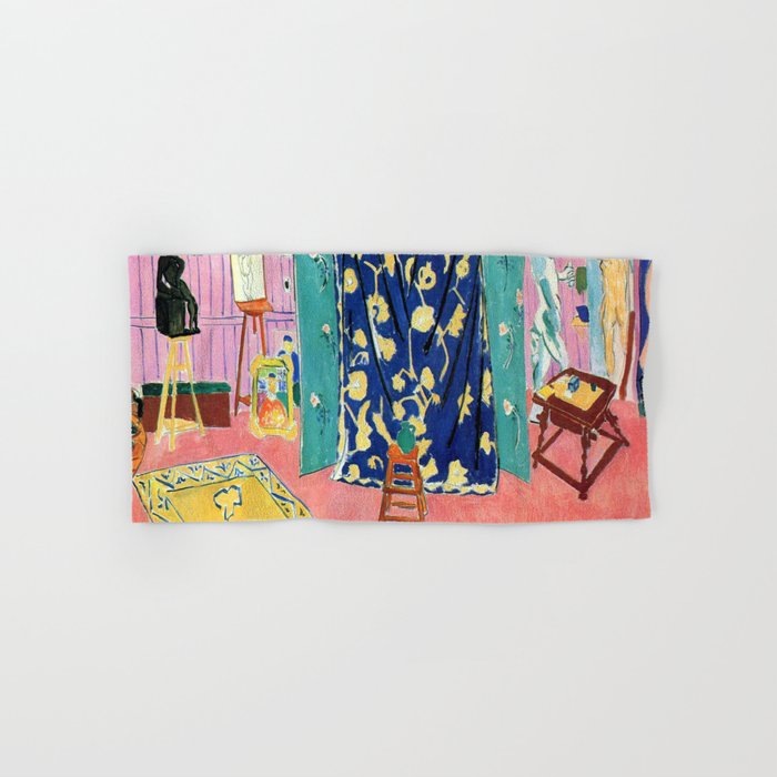 Henri Matisse The Pink Studio Hand & Bath Towel