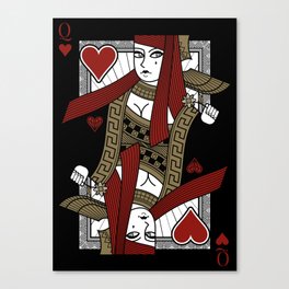 Omnia Suprema Queen of Hearts Canvas Print