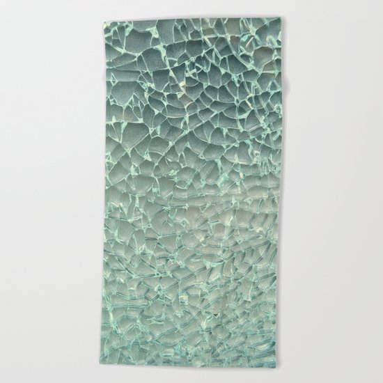 Shattered Beach Towel