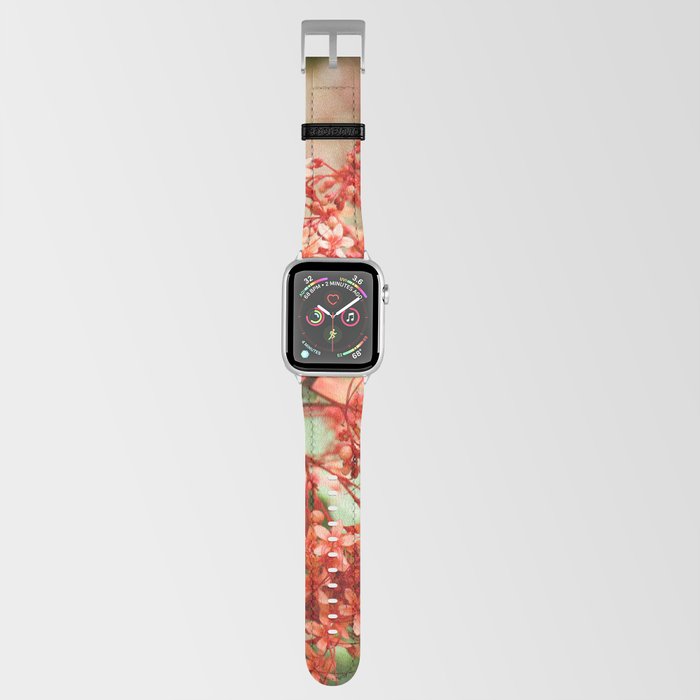 Scarlet Flora Apple Watch Band