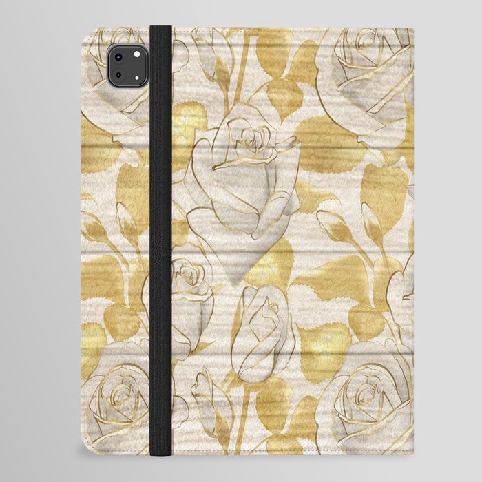 Flower on Wood Collection #8 iPad Folio Case