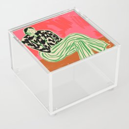 CALM WOMAN PORTRAIT Acrylic Box