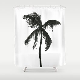 The palm tree Shower Curtain