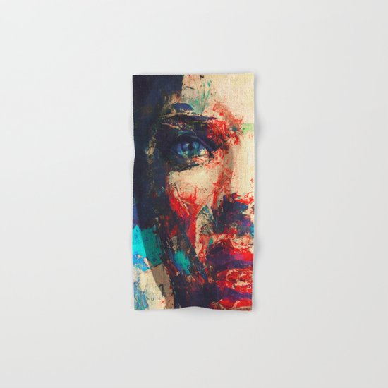 Face in Saturated Color's 3 Hand & Bath Towel