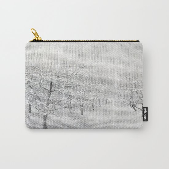 Winter Apple Orchard Carry-All Pouch