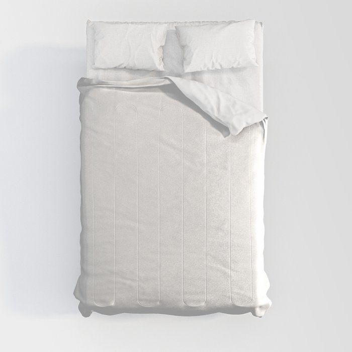 Pure Bright White - Solid Plain Block Colours - Fresh / Crisp / Minimalist / Winter / Snow Comforter