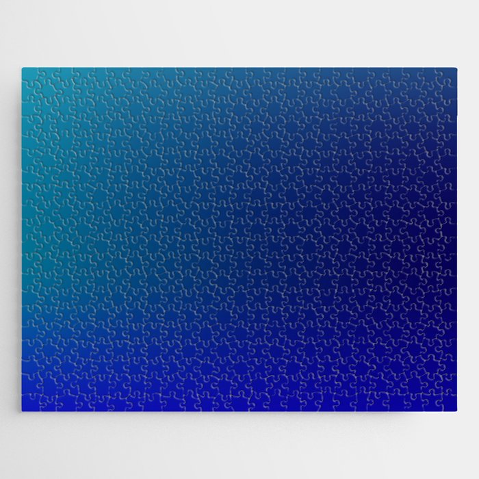 4 Blue Gradient Background 220715 Minimalist Art Valourine Digital Design Jigsaw Puzzle