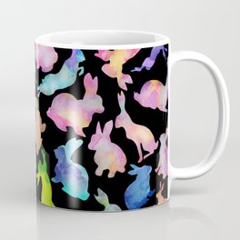 Kissing Watercolor Bunnies Coffee Mug