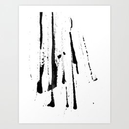 Strokes 1B | Minimal Ink Abstract Art Print