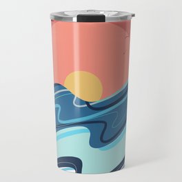 Sun Kissed Sea Travel Mug