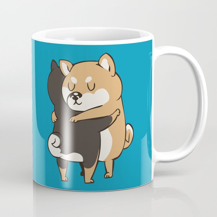 Shiba Inu Hugs Coffee Mug